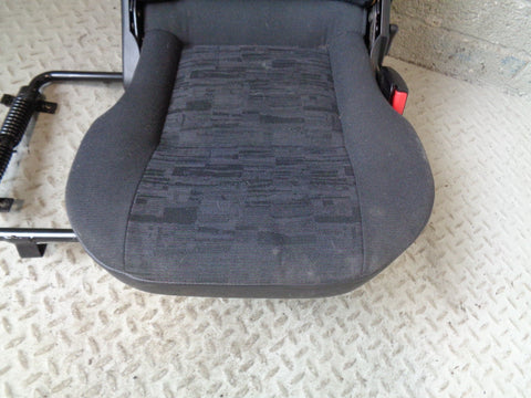 Discovery 2 Dickie Seats Pair Black / Grey Cloth 3rd Row Land Rover 1998 to 2004