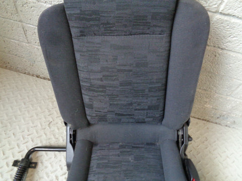 Discovery 2 Dickie Seats Pair Black / Grey Cloth 3rd Row Land Rover 1998 to 2004