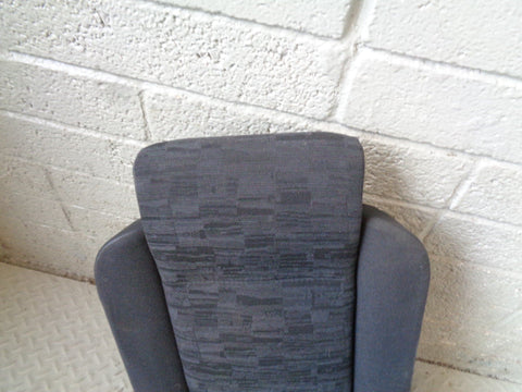 Discovery 2 Dickie Seats Pair Black / Grey Cloth 3rd Row Land Rover 1998 to 2004