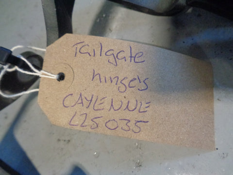 Porsche Cayenne 958 92A Tailgate Boot Lid Hinges Pair Of 2011 to 2018