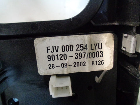 Range Rover L322 Terrain Gear Panel Switch FJV000254LYU 2002 to 2005 R14054