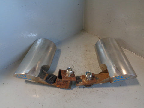 Range Rover L322 Exhaust Tail Faux Pipes Stainless Tips 2002 to 2013 L24045