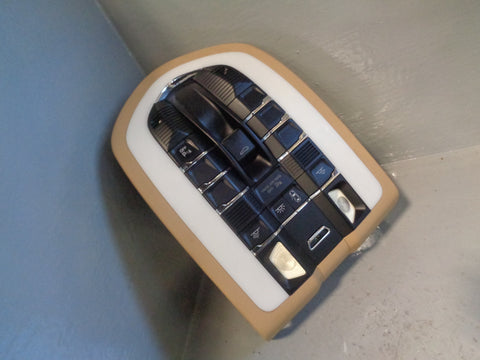 Porsche Cayenne 958.1 92A Interior Light Panel Panel Front with Sunroof Switch