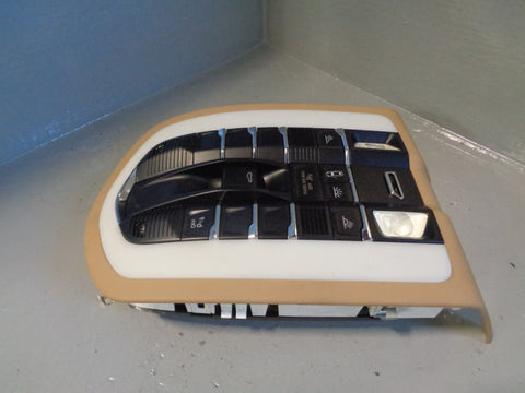 Porsche Cayenne 958.1 92A Interior Light Panel Panel Front with Sunroof Switch