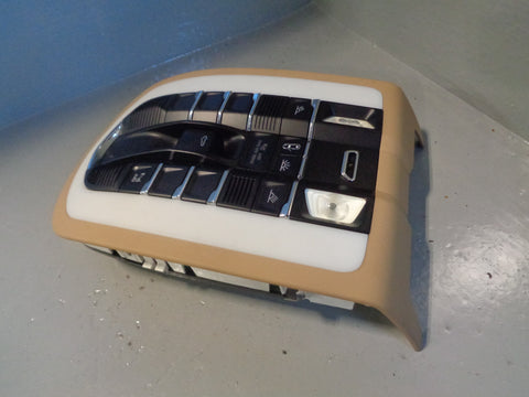 Porsche Cayenne 958.1 92A Interior Light Panel Panel Front with Sunroof Switch