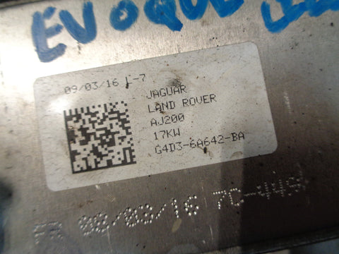 Range Rover Evoque Engine Oil Cooler 2.0 J AJ200 Ingenium L538 G4D3-6A642-BA