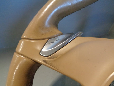 Porsche Cayenne 958.1 92A Steering Wheel Tiptronic in Beige Leather 2011 to 2014