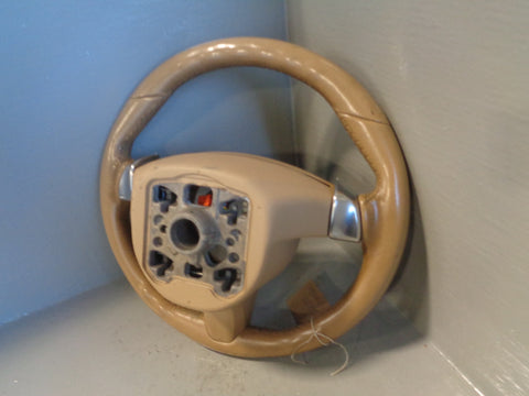 Porsche Cayenne 958.1 92A Steering Wheel Tiptronic in Beige Leather 2011 to 2014