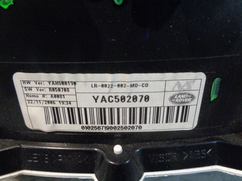 Discovery 3 Instrument Cluster Speedo YAC502070 Land Rover 2006 to 2009 R10015