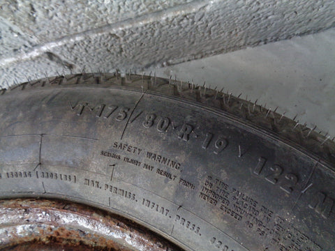 Discovery 3 Steel Wheel 19" Space Saver 175/80R19 Continental Land Rover D12074