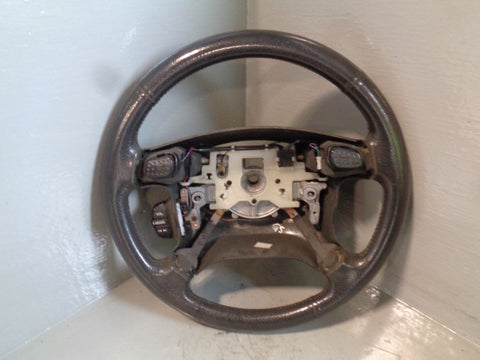 Discovery 2 Steering Wheel Land Rover Black Leather with Horn Buttons R18044