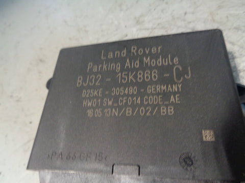 Range Rover Evoque Parking Aid Module BJ32-15K866-CJ L538 2011 to 2018