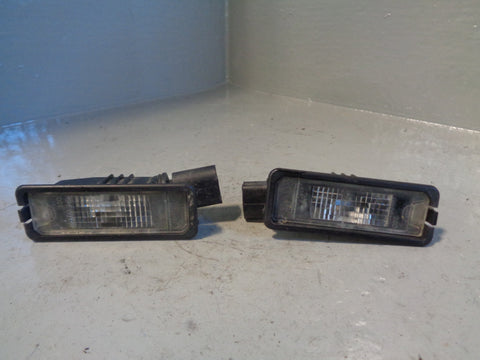 Porsche Cayenne 958 92A Number Plate Light Rear Pair Of 2011 to 2018