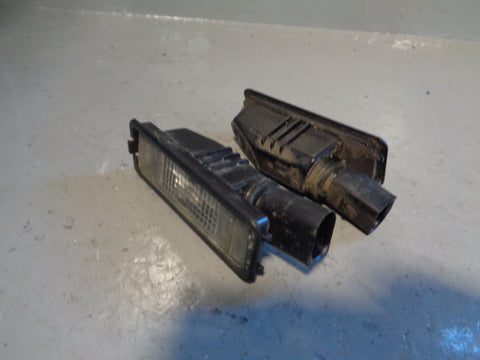 Porsche Cayenne 958 92A Number Plate Light Rear Pair Of 2011 to 2018