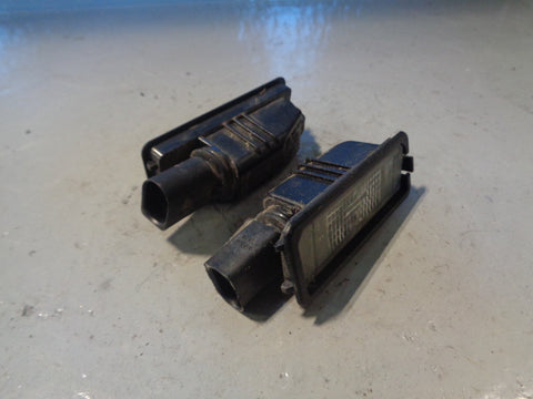 Porsche Cayenne 958 92A Number Plate Light Rear Pair Of 2011 to 2018