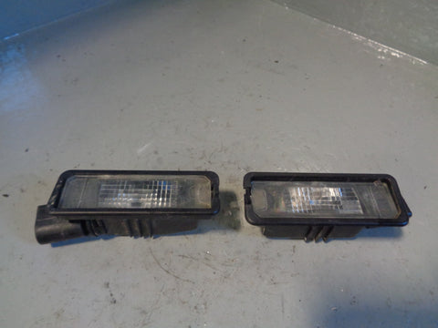 Porsche Cayenne 958 92A Number Plate Light Rear Pair Of 2011 to 2018