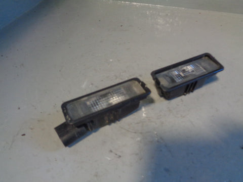 Porsche Cayenne 958 92A Number Plate Light Rear Pair Of 2011 to 2018