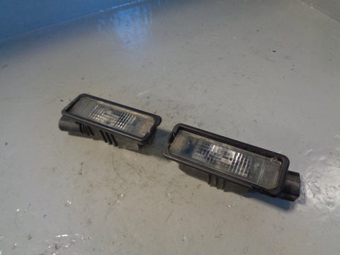 Porsche Cayenne 958 92A Number Plate Light Rear Pair Of 2011 to 2018