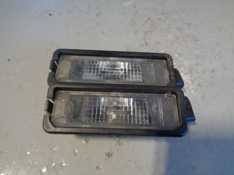 Porsche Cayenne 958 92A Number Plate Light Rear Pair Of 2011 to 2018