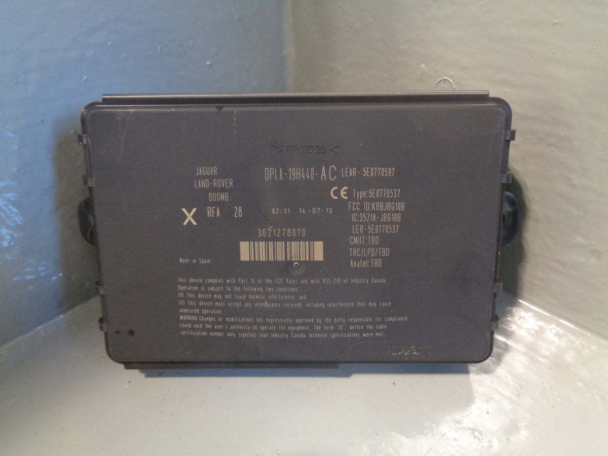 Discovery 4 Keyless Control Module DPLA-19H440-AC Land Rover 2009 to 2013