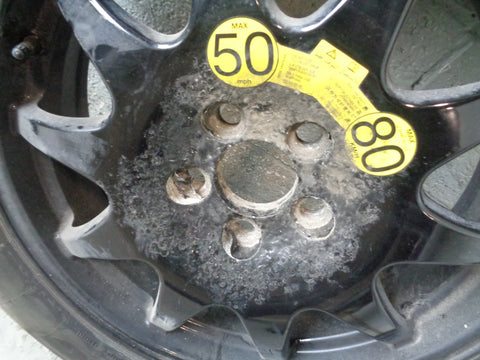 Range Rover Sport Spare Wheel and Tyre 19'' 175/80R19 Alloy Space Saver L07055