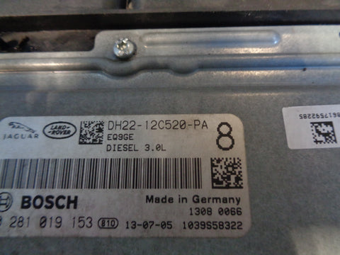 Engine ECU 3.0 TDV6 DH22-12C520-PA Land Rover Discovery 4 Range Rover Sport