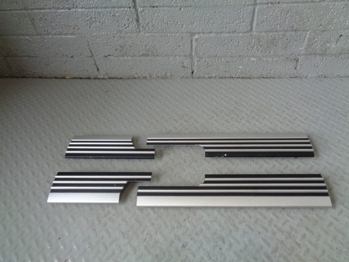 Range Rover L322 Kick Plates Full Set of 4 Aluminium Genuine 2006 to 2013 S1084