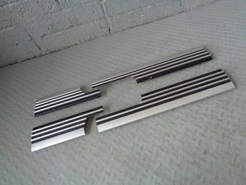 Range Rover L322 Kick Plates Full Set of 4 Aluminium Genuine 2006 to 2013 S1084
