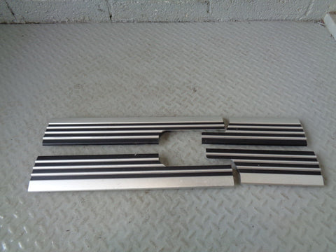 Range Rover L322 Kick Plates Full Set of 4 Aluminium Genuine 2006 to 2013 S1084
