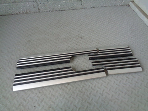 Range Rover L322 Kick Plates Full Set of 4 Aluminium Genuine 2006 to 2013 S1084