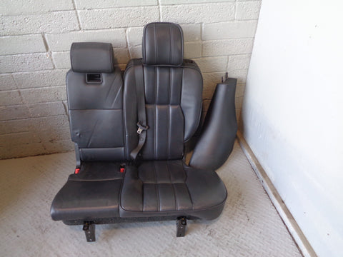 Range Rover L322 Leather Seats Black Heated Facelift 2010 to 2013 L24045