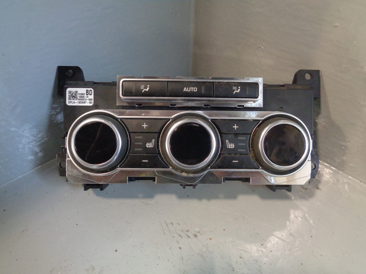 Range Rover L405 Heater and Air Con Control Panel DPLA-18D687-BD 2013 to 2017