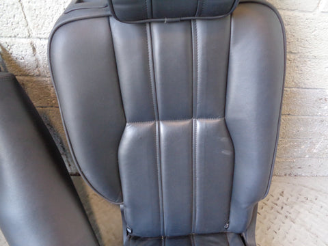 Range Rover L322 Leather Seats Black Heated Facelift 2010 to 2013 L24045