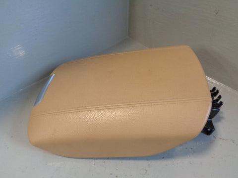 Porsche Cayenne 958.1 92A Centre Console Arm Rest in Beige 2011 to 2014