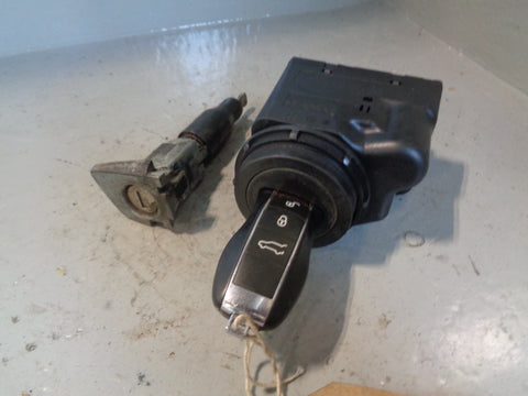Porsche Cayenne 958 92A Ignition Barrel with 1 Key with Door Lock 2011 to 2018