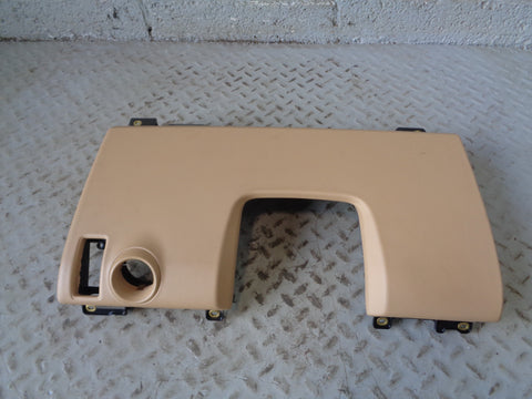Porsche Cayenne 92A Lower Dashboard Panel Trim Near Side Beige 7P5 858 903 A