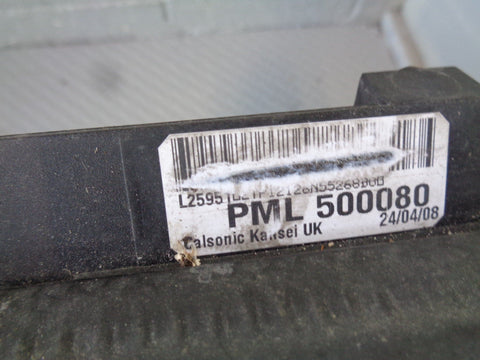 Range Rover Sport Turbo Intercooler 3.6 TDV8 PML500080 2006 to 2010