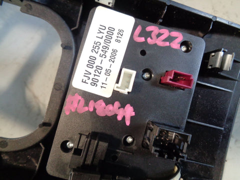 Range Rover L322 Hill Descent FJV000255LYU Terrain Panel 2002 to 2005 L18094