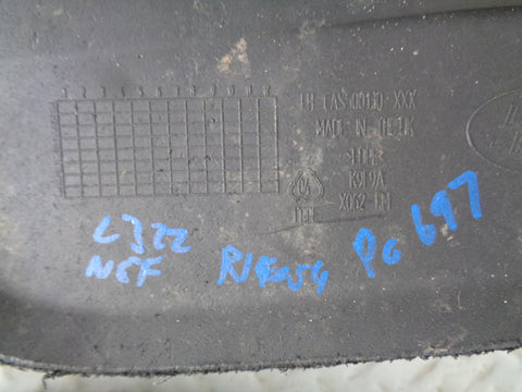 Range Rover Mud Flap Guard with Wing Trim Near Side Front Java Black L322 R14054