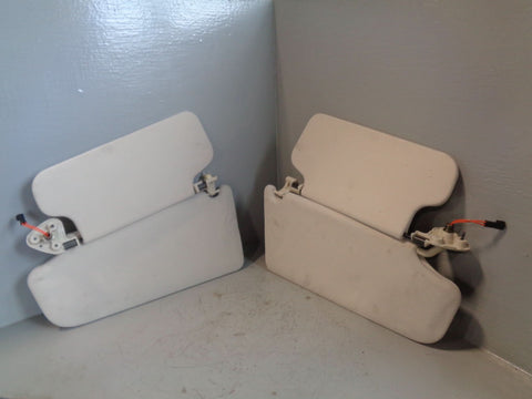 Range Rover L322 Sun Visors Mirrors and Lights Ivory 2005 to 2013 L18094