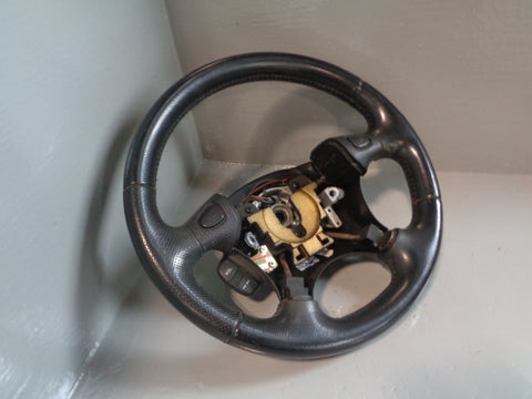 Freelander 1 Steering Wheel Black Leather Land Rover 2004 to 2006 R30055