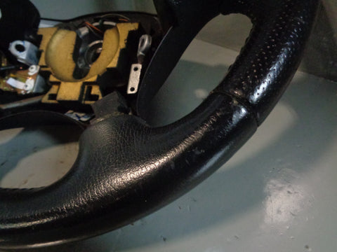 Freelander 1 Steering Wheel Black Leather Land Rover 2004 to 2006 R30055