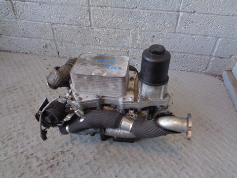 Range Rover L322 EGR Valve and Cooler Housing 4.4 TDV8 with Oil Filter Housing