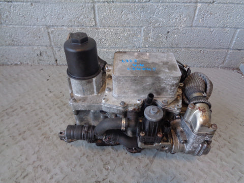 Range Rover L322 EGR Valve and Cooler Housing 4.4 TDV8 with Oil Filter Housing