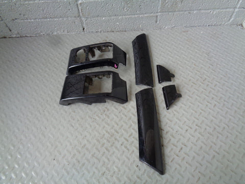 Range Rover L322 6 Piece Trim Dashboard Finisher Kit in Piano Gloss Black H04054