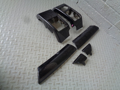 Range Rover L322 6 Piece Trim Dashboard Finisher Kit in Piano Gloss Black H04054