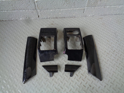Range Rover L322 6 Piece Trim Dashboard Finisher Kit in Piano Gloss Black H04054