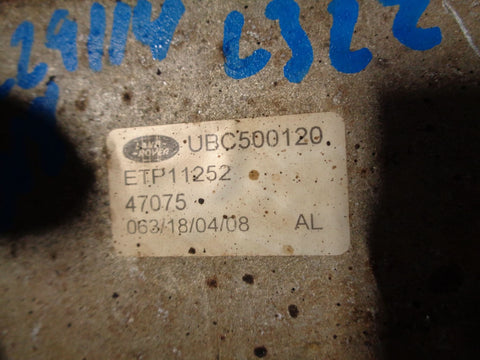 Range Rover L322 Gearbox Oil Cooler 3.6 TDV8 UBC500120 2006 to 2009