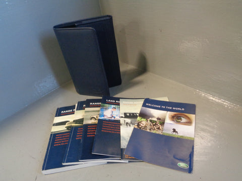 Range Rover Handbook Manual User Guides in Wallet L322 Facelift R01045