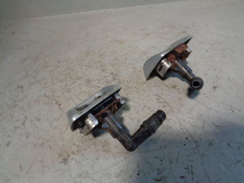 Range Rover L322 Washer Jets Headlight Washers Pair Of Silver 2006 to 2009